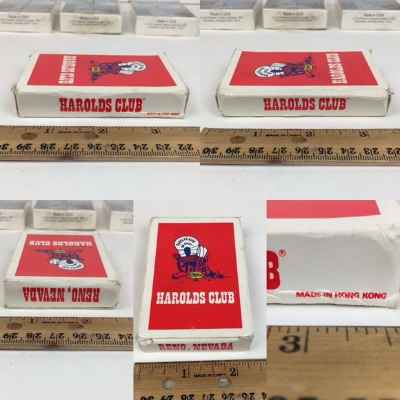 3 Vtg Mostly Sealed Redman Fine Cut Tobacco Playing Cards 1 Harolds‎ Club Reno - Picture 3 of 8